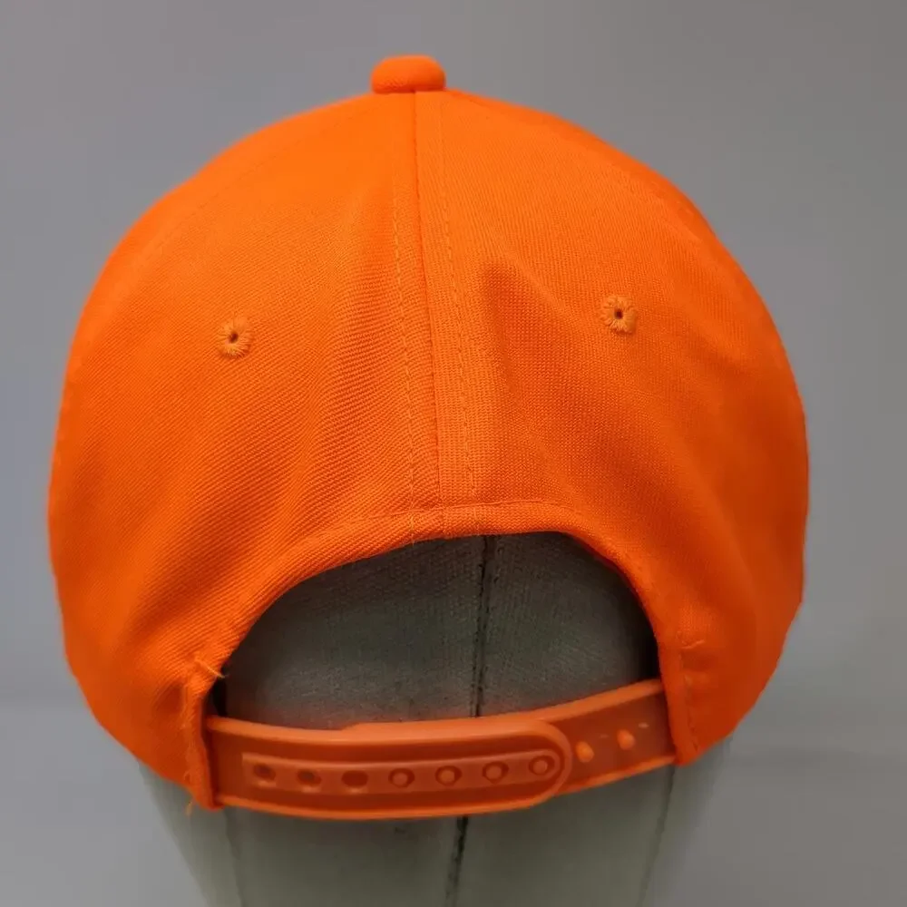 C.C Snapback Orange Green One Size Hat Underbrim Blank Structured Crown Plain